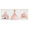Stupell Industries Princess Dreams Collection 3pc Canvas Set, design by Christine Simpson Art